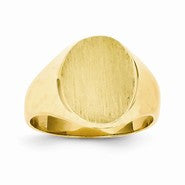 14k Yellow Gold Signet Ring