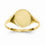 14k Yellow Gold Signet Ring
