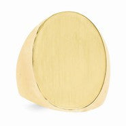 14k Yellow Gold Men's Signet Ring