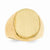 14k Yellow Gold Men's Signet Ring