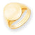 14k Yellow Gold Signet Ring