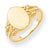 14k Yellow Gold Signet Ring