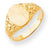 14k Yellow Gold Signet Ring