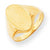 14k Yellow Gold Signet Ring