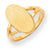 14k Yellow Gold Signet Ring