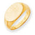 14k Yellow Gold Men's Signet Ring