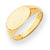 14k Yellow Gold Signet Ring
