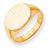 14k Yellow Gold Men's Signet Ring