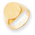 14k Yellow Gold Signet Ring