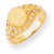 14k Yellow Gold Signet Ring