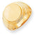 14k Yellow Gold Men's Signet Ring