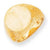 14k Yellow Gold Men's Signet Ring