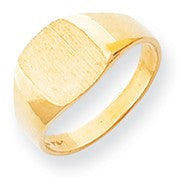 14k Yellow Gold Signet Ring
