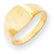 14k Yellow Gold Signet Ring