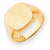 14k Yellow Gold Men's Signet Ring