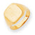14k Yellow Gold Signet Ring