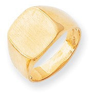 14k Yellow Gold Men's Signet Ring