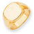 14k Yellow Gold Men's Signet Ring