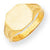 14k Yellow Gold Signet Ring