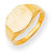 14k Yellow Gold Signet Ring