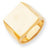 14k Yellow Gold Men's Signet Ring