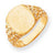14k Yellow Gold Men's Signet Ring