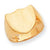 14k Yellow Gold Men's Signet Ring