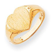 14k Yellow Gold Signet Ring