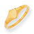 14k Yellow Gold Signet Ring