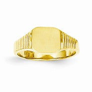 14k Yellow Gold Signet Ring