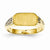 14k Yellow Gold Signet Ring