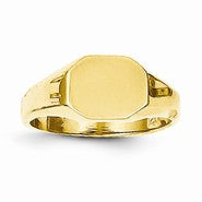 14k Yellow Gold Signet Ring