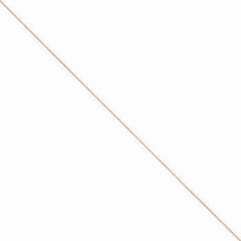 14K Rose Gold Box Link Chain