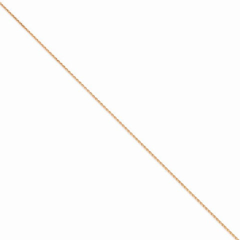 14K Rose Gold Wheat Chain Bracelet