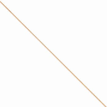 14K Rose Gold Wheat Chain