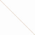 14K Rose Gold Box Link Chain Bracelet