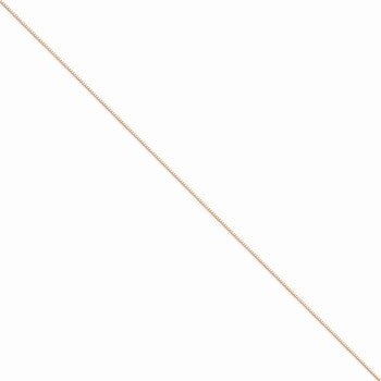 14K Rose Gold Box Link Chain