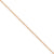 14K Rose Gold Spiga Chain