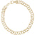 Double Spiral Charm Bracelet in Sterling Gold Plated, 8 inch