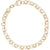 Rolo Charm Bracelet in Sterling Gold Plated, 8 inch