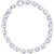 Rolo Charm Bracelet in Sterling Silver, 8 inch