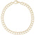 Charm Bracelet in Sterling Gold Plated, 8 inch