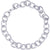 Rolo Charm Bracelet in Sterling Silver, 8 inch