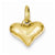 14k Gold Puffed Heart pendant, Gorgeous Pendants for Necklace