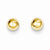 14k Yellow Gold Polished 5mm Ball Post Earrings
