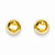 14k Yellow Gold Polished 8mm Ball Post Earrings