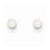 14k Yellow Gold 3mm Cultured Pearl Earrings