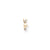 14K Yellow Gold Cultured Pearl & Cz Pendant On Chain Necklace