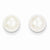 14k Yellow Gold 8mm Cultured Pearl Earrings
