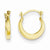 14k Yellow Gold Small Hoop Earrings